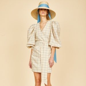 Hunter Bell Plaid Hampton Wrap Dress